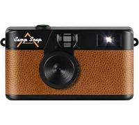 CampSnap - Cámara Digital compacta sin Pantalla para 2000 Fotos, 10 m, batería Recargable, Color marrón