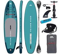 CampSup Aqua Marina Beast - Tabla de surf hinchable para principiantes (10'6", juego completo, edición limitada), color azul