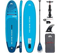 CampSup Aqua Marina Fusion 10'10" - Tabla de surf hinchable todoterreno para principiantes, juego completo - edición limitada azul
