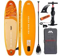 CampSup Aqua Marina Fusion 10'10'10" Before Sunset 2026 - Tabla de SUP inflable multiusos para principiantes - Kit completo - Edición limitada