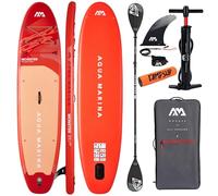 CampSup Aqua Marina Monster Sky Glider 2026 12'0" + Paddle Dual-Tech - Tabla de SUP inflable multiusos para principiantes - Kit completo - Edición limitada - Rojo