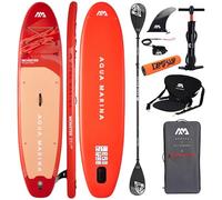CampSup Aqua Marina Monster Sky Glider 2026 Combo 12'0" Tabla de SUP inflable para principiantes, juego completo, edición limitada, color rojo