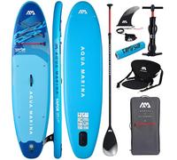 CampSup Aqua Marina Vapor 10'4" Aqua Splash 2026 + Asiento para kayak - Tabla de SUP inflable para principiantes - Juego completo - Edición Limitada Azul