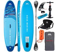 CampSup Aqua Marina Vapor Aqua Splash 2026 Combo Plus - Tabla de SUP inflable para principiantes - Juego completo - Edición Limitada Azul