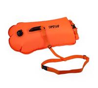 CampSup Boya de natación 2 en 1 - Boya de seguridad hinchable con bolsa de 28 l - Impermeable con cinturón de cadera - para natación, triatlón, SUP, kayak y aguas abiertas