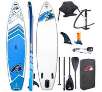 Campsup SUP F2 AXXIS - Tabla de surf hinchable (372 x 86 x 15 cm, con accesorios, capacidad de carga de hasta 180 kg), color azul claro