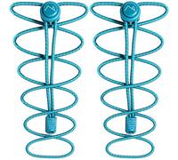 CampTeck U6606 No Tie Cordones, Cordones Elásticos con Sistema de Bloqueo - Turquesa - 1 Par