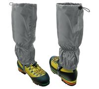 CampTeck U7296 Polainas Impermeables Poliéster (Tamaño Unico) Senderismo, Caminar, Orientación, Montañismo, Escalada, Caza, Nieve o Aventura al Aire Libre - 1 Par - Gris