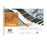 Campus Bloc Música A5,20 hojas 80gr, 4 Pentagramas Grande