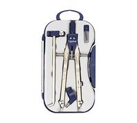 Campus College - Material Escolar - Compás BK-404 - Compás Escolar de Precisión con Adaptador Universal Color Azul