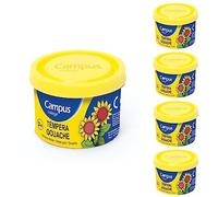 Campus College - Témpera Líquida 40ml de Color Amarillo para Manualidades y Murales, Pintura Gouache al Agua Lavable Apta para Cualquier Superficie (5 botes - Amarillo)