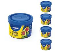 Campus College - Témpera Líquida 40ml de Color Azul Ultramar para Manualidades y Murales, Pintura Gouache al Agua Lavable Apta para Cualquier Superficie (5 botes - Azul Ultramar)