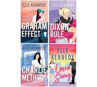 Campus Diaries Series by Elle Kennedy 4 Books Collection Set (The Graham Effect, The Dixon Rule & The Charlie Method, Love Song)