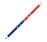 Campus - Lápiz Bicolor Azul y Rojo, Mina de 3mm de Alta Resistencia, Lápiz Hexagonal de 2 Colores, Rojo y Azul, Para el Colegio, Profesores, Artistas, Carpinteros (Mina 3mm, 1ud)