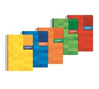 Campus University Top Line - Bloc, 80 hojas, tapa polipropileno, raya horizontal, A4