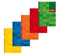 Campus University Top Line - Libreta grapada Mela, 48 hojas, 90 g, cuadrícula 3 mm, A4