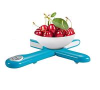 CAMRY Báscula de cocina digital plegable, 5kg-11 lb, lb:oz/g, Azul
