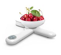 CAMRY Báscula de cocina digital plegable, 5kg-11 lb, lb:oz/g, Blanco