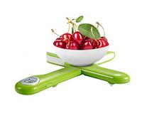 CAMRY Báscula de cocina digital plegable, 5kg-11 lb, lb:oz/g, Verde