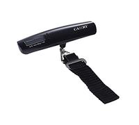 CAMRY Báscula de Equipaje portátil Báscula de Equipaje de Mano con Gancho Báscula de Maleta Resistente para Viajes,Funciones de Alerta de sobrepeso,50kg/110libras,Pantalla LCD retroiluminada-Negro