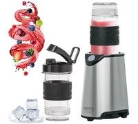 Camry Batidora de copa CR 4069I, 800 W, 4 cuchillas, 2 botellas de agua de 570 ml/400 ml, libre de BPA, hielo aplastado