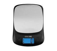 CAMRY Bilancia da cucina digitale con ciotola da 1,2 l, 5 kg/11 lb, lb: oz, g: ml e fl. oz, Negro