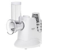 Camry Cortador de Verduras Eléctrico CR 4816, 5 Tambores Intercambiables, Motor 150 W, Material carcasa: ABS, Color Blanco