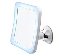 Camry CR 2169 - Espejo cosmético con Ventosa y 5 aumentos, iluminación LED, batería, Espejo Giratorio para Maquillaje, Espejo de baño, Espejo de Maquillaje, Montaje en Pared, Soporte, Color Blanco