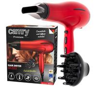CAMRY CR 2253 - Secador de pelo con difusor, 2600 W, ligero y cómodo mango, secador de viaje con interruptor de temperatura