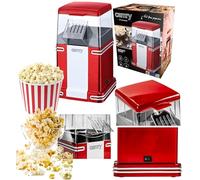 Camry CR 4480 Palomitero Máquina Hacer Palomitas Maiz Pop-Corn, Diseño Retro Estilo Vintage Rojo