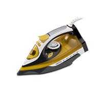 Camry CR 5029 - Plancha de vapor 2400 W, Vertical planchado, Función de anti-goteo, función antical, función de autolimpieza, color verde y blanco