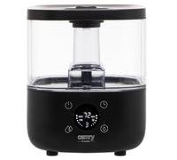 Camry CR 7973B Humidificador ultrasónico, capacidad de humidificación 100-260 ml/h, 5 litros, función de aromaterapia, temporizador, superficie de trabajo de hasta 35 m2, pantalla LED con teclas