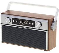 Camry cr1183 radio bluetooth, diseño retro, sintonizador fm, 2 altavo