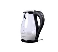 Camry CR1251W Hervidor de Agua Eléctrico de Cristal, Luz LED, 1,7 Litros, 2000W, Libre de BPA