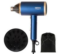 CAMRY CR2268 - Secador de pelo con tecnología ionizante, mango plegable con difusor, concentrador, estuche, 1800 W