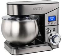 Camry CR4223 Batidora Amasadora Repostería Profesional Robot Cocina Orbital, 2000W MAX, 5 litros, 6 velocidades, Inox