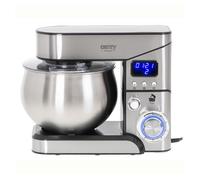 Camry CR4223 Batidora Amasadora Repostería Profesional Robot Cocina Orbital, 2000W MAX, 5 litros, 6 velocidades, Inox