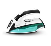 CAMRY CR-5024 Plancha de Viaje Vapor con mango plegable, ligera y pequeña, Vapor Continuo, suela NON-STICK, ajuste temperatura, 1500 W