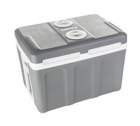 CAMRY CR8061 Nevera portátil eléctrica de viaje para coche, camping, 12V/230V, capacidad 45 Litros ruedas y asas transporte