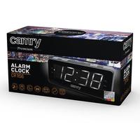 Camry premium cr 1156 despertador reloj despertador digital negro, gri