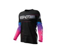 Camsieta de Cross Niño Shot Draw NegroS Negro