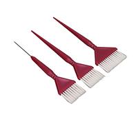 Camsillo para el Cabello Manija sin Deslizamiento cómodo sentimiento de Mano de Mano Tinte de Cabello Cepillo de Tinte Salón 3pcs