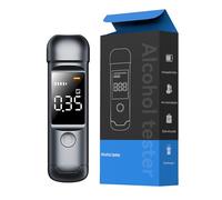 CAMTHON Alcoholímetro Homologado Portátil - Medidor de Alcohol con Pantalla Digital, Test de Alcoholemia Rápido para Uso Personal