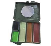 Camuflage-Farbe - Maquillaje de color, corrector facial | Color de maquillaje oculto, Camuflaje, Camuflaje con espejo Maquillaje para paintball, camuflaje