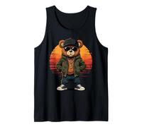 Camuflaje de peluche hip hop para mujeres, jóvenes y hombres Camiseta sin Mangas