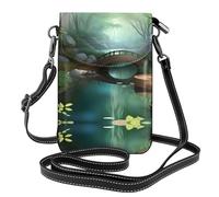 Camuflaje marino. Esta bolsa cruzada ligera y unisex con solapa libera tus manos y es adecuada para viajes, vacaciones y uso diario., Pequeño puente en el este, Talla única