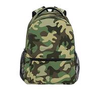 Camuflaje Militar Verde Mochila Escolar Impermeable Mochilas Escolares para Estudiante Adolescentes Niñas Niños