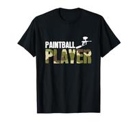 Camuflaje Paintball Jugador Camiseta