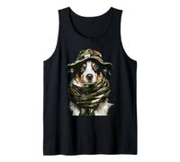 Camuflaje Pastor Australiano Camo Hunter Perro Caza Camiseta sin Mangas