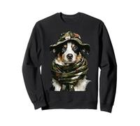 Camuflaje Pastor Australiano Camo Hunter Perro Caza Sudadera